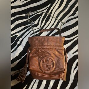 Elegant Brown Quilted Fashion Shoulder Bag